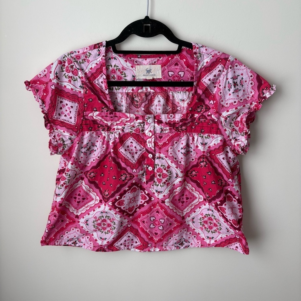 Two Piece Print Fresh Pajamas